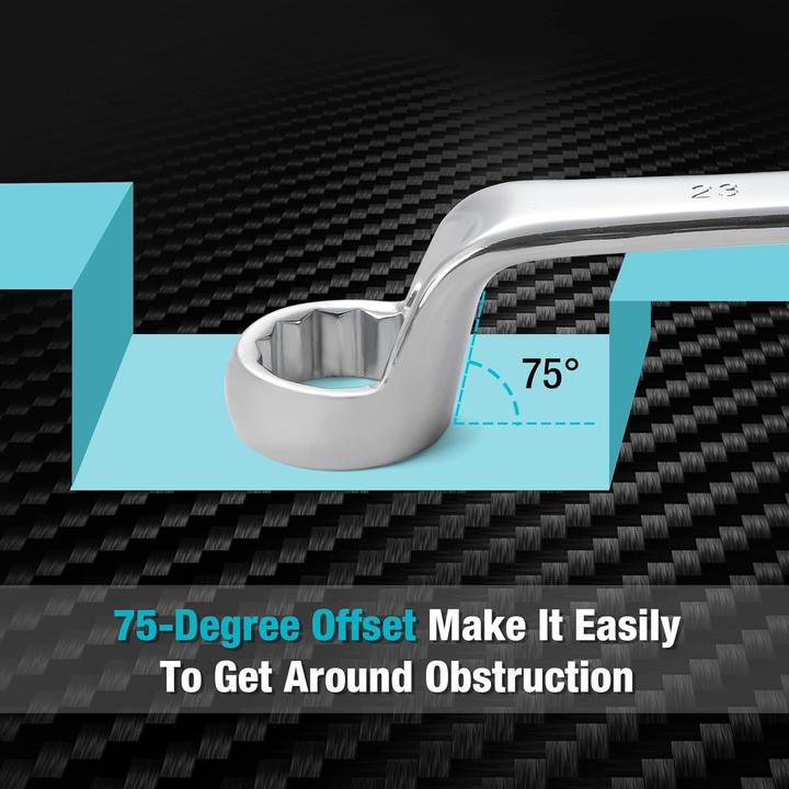 Produktbild Duratech Doppel-Ringschlüssel-Satz (6 mm, 12 mm, 14 mm, 22 mm, 16 mm, 23 mm, 10  mm, 21 mm, 18 mm, 7 mm, 17 mm, 11 mm, 15 mm, 8 mm, 9 mm, 13 mm, 20 mm)