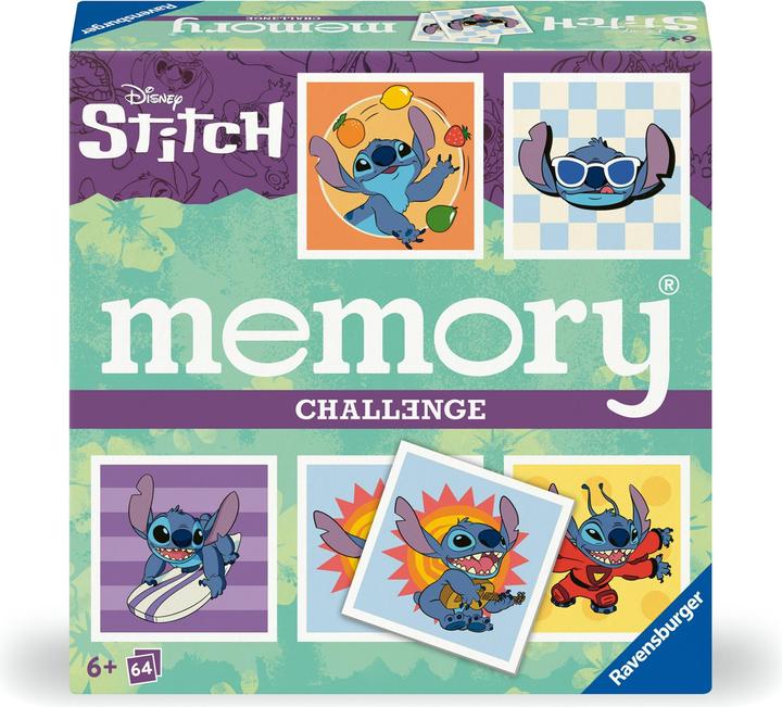 Ravensburger 24697 - Challenge memory® Disney Stitch. Ein herausforderndes memory® für 2 -8 (Deutsch, Spanisch, Französisch, Niederländisch, Italienisch, Englisch)