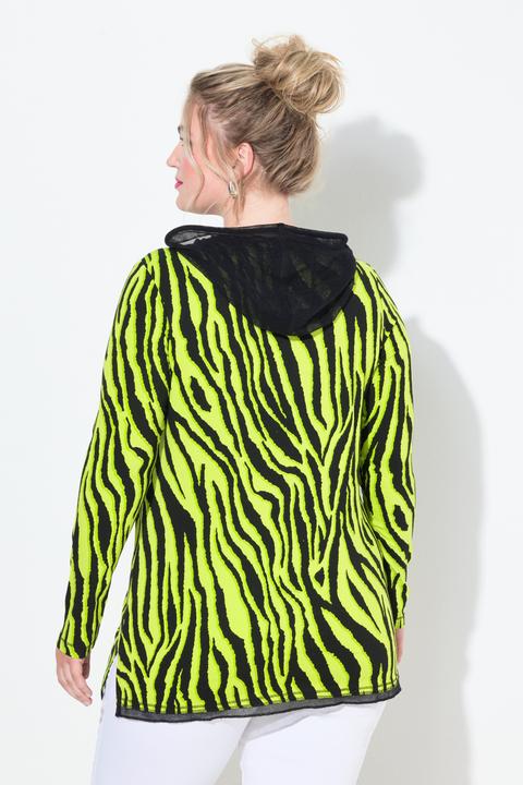 Produktbild Angel of Style Longshirt, Kapuze, Animalmuster, Glitzersteinchen (52)