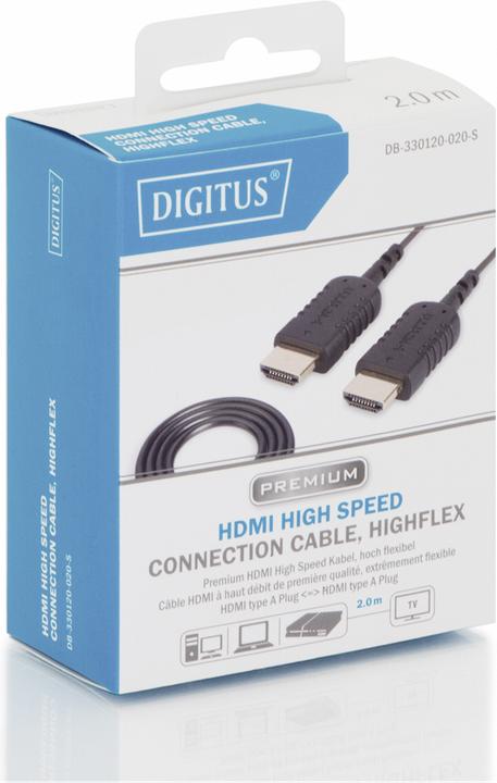 Produktbild Digitus HDMI (Typ A) — HDMI (Typ A) (2 m)