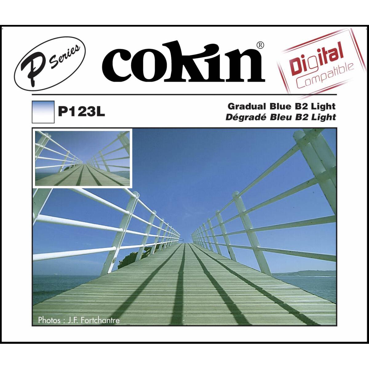 Thumbnail - Cokin Filter P123L Verlauf 2 light (84 mm, ND- / Grauverlauffilter, 84 mm), Objektivfilter, Blau