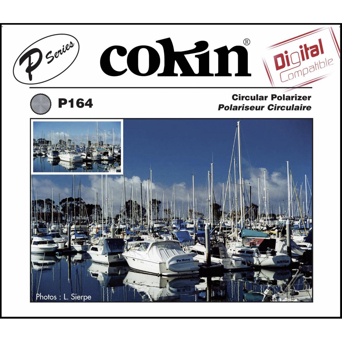Cokin Filter P164 Pol cirkular (84 mm, Polarisationsfilter), Objektivfilter, Blau