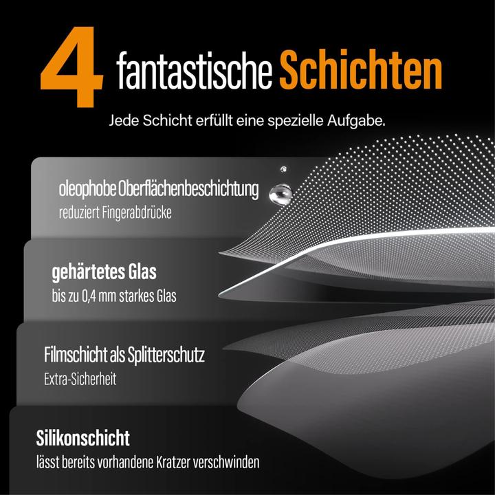Actual product image PanzerGlass Classic Fit Privacy (1 Piece, Apple iPhone 14 Pro)