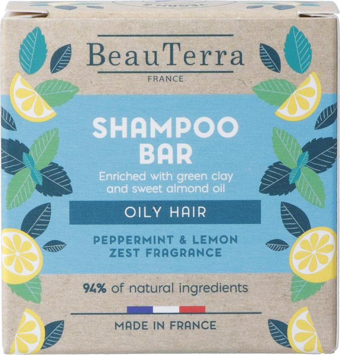 Actual product image BeauTerra Solid shampoo for oily hair (Solid shampoo, 75 g)