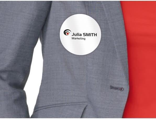 Actual product image Avery Inkjet name labels