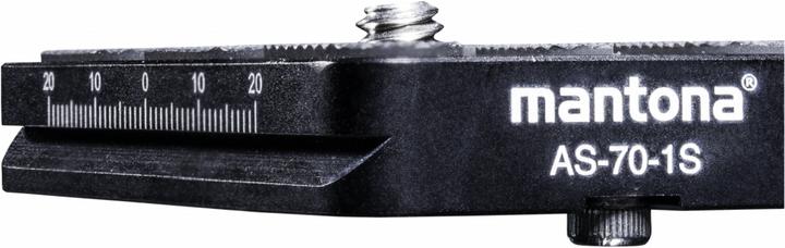 Actual product image mantona AS-70-1S (Tripod quick-release plate)