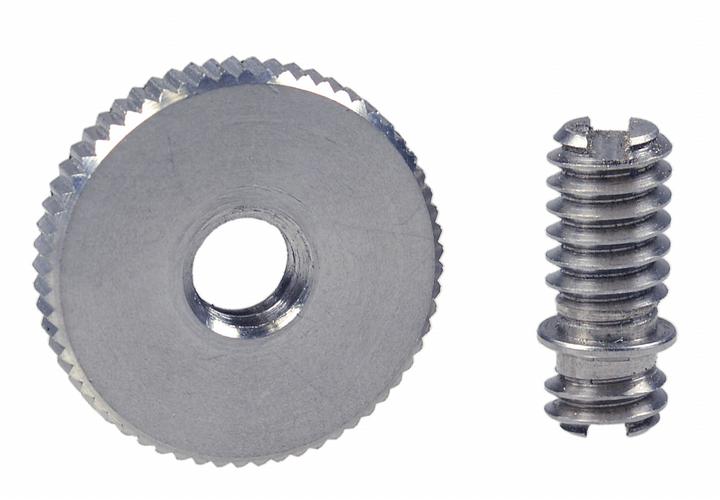 Immagine prodotto Kaiser Fototechnik Adattatore filettato 2 x 1/4 perno filettato e controdado (Adattatore per stativo)
