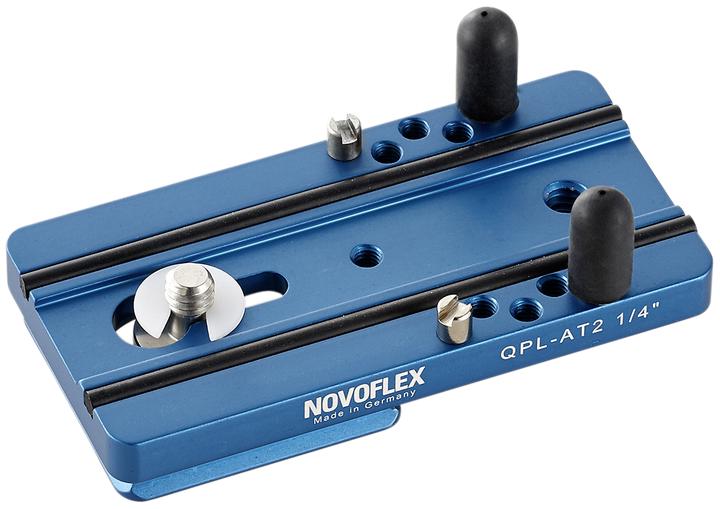 Actual product image Novoflex Q=PLATE QPL-AT2 1/4 clamping plate for belt connection (Stand clamp)