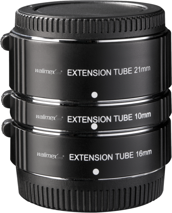 Image du produit Walimex Jeu de bagues-allonges pour Fuji X (Macro bague intermédiaire, Fujifilm X)
