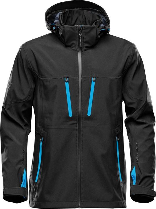 Leuchtend Blau, Schwarz