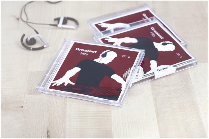 Actual product image HERMA A4 security labels