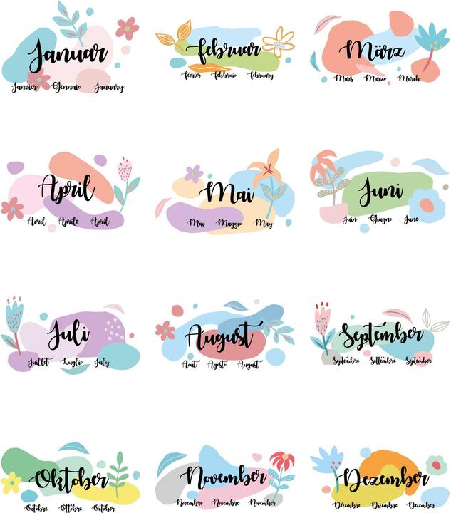 Produktbild I Am Creative Bastelkalender, Kalender zum Basteln, A4 (A4)