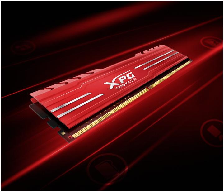 Produktbild Adata XPG Gammix D10 DDR4 UDIMM Kit 8GBx2 2666 288pin (2 x 8GB, 2666 MHz, DDR4-RAM, DIMM)