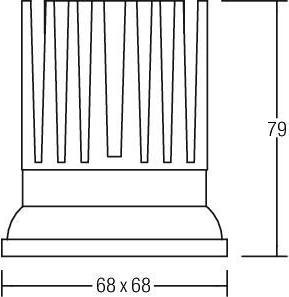 Actual product image Brumberg 12640073 LED recessed luminaire (950 lm)