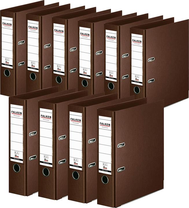 Produktbild Falken 10er Pack Chromocolor Premium-Ordner (A4, 80 mm, 10 Stk.)