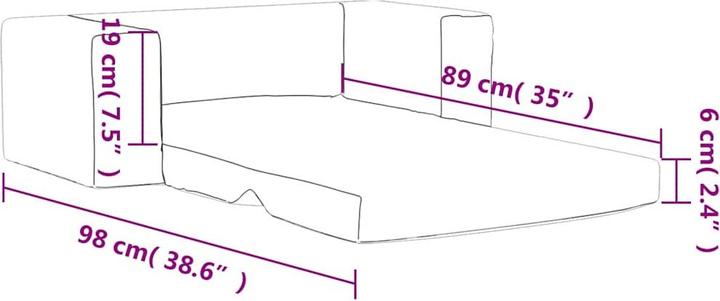 Immagine prodotto vidaXL Kindersofa (Divano per bambini, Poltrona per bambini)