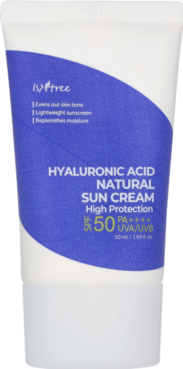Produktbild Isntree Hyaluronic Acid Natural Sun Cream (Sonnencreme Gesicht, SPF 50+, 50 ml)