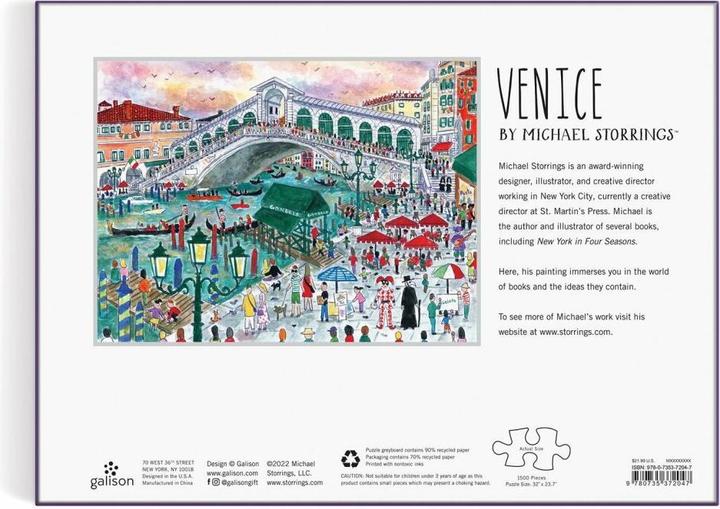 Immagine prodotto Abrams & Chronicle Michael Storrings Venezia 1500 pezzi puzzle (1500 pezzi)