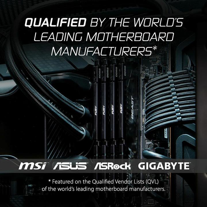 Produktbild Kingston Fury Beast (2 x 16GB, 5600 MHz, DDR5-RAM, DIMM)