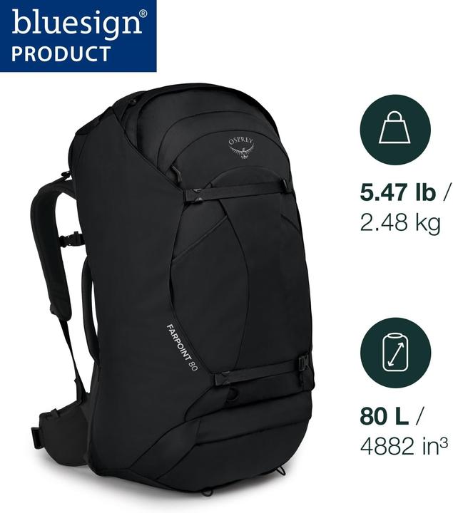 Actual product image Osprey Farpoint 80 (80 l)