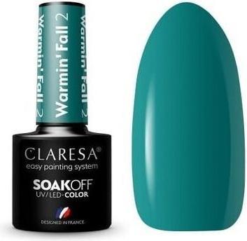 Actual product image Claresa Soak Off Uv/Led Warming Fall Hybrid Nail Polish 2 5G (UV gel varnish)