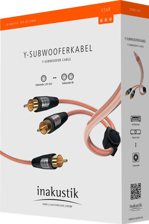 Productafbeelding Inakustik STAR Y-Sub (12 m, RCA)