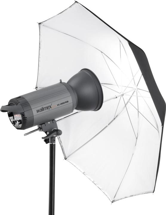 Produktbild Walimex 2in1 Reflex- Durchlichtschirm weiss 109 (Schirmreflektor, 109 cm)