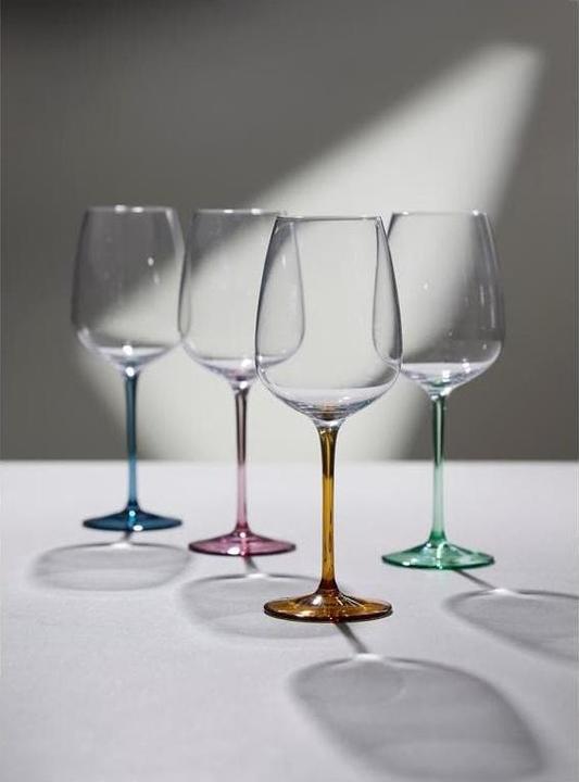 Produktbild Lyngby 50 cl - Glas - Blå (53 cl, 4 Gläser, Weingläser Set)