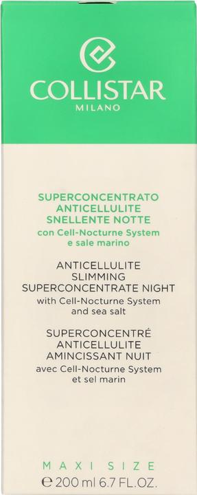 Energy Label Collistar Anticellulite Slimming Superconcentrate (Body cream, 200 ml)