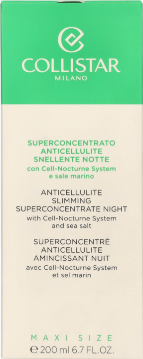 Energy Label Collistar Anticellulite Slimming Superconcentrate (Body cream, 200 ml)
