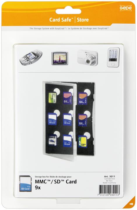 Immagine prodotto Gepe Scheda Safe Store SD trasparente (Coperchio scheda di memoria)