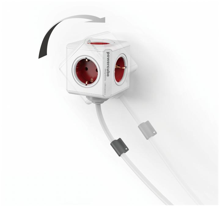 Image du produit Allocacoc PowerCube Extended avec câble de 1,5 m Type F (5 x, CEE 7/4, 1.50 m)