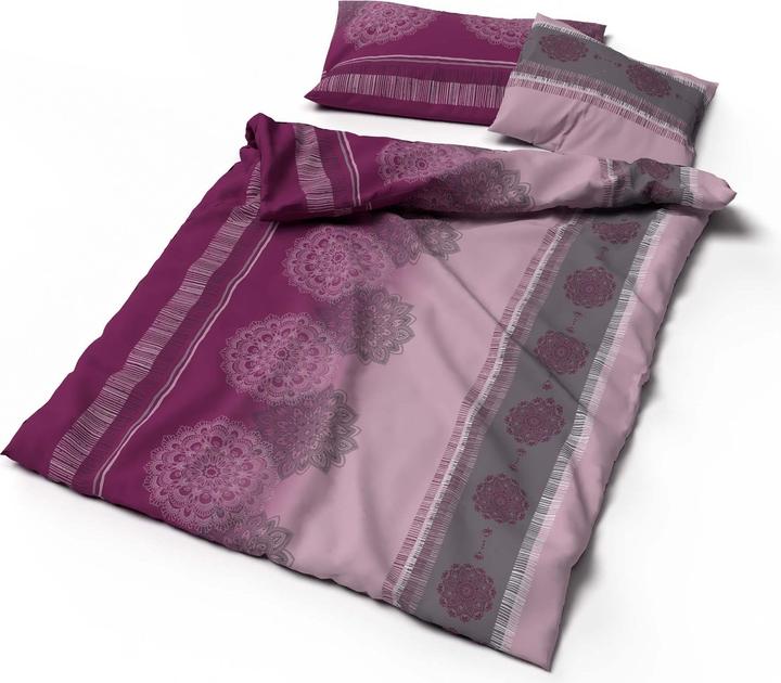 Produktbild Lotus Bettwaren Bettwäsche Satin Alize beere (Duvetbezug, 240 x 240 cm)