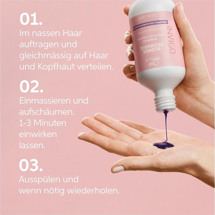 Actual product image Wella Invigo Blonde Recharge (Liquid shampoo)