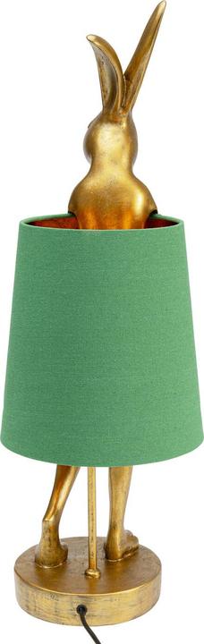 Image du produit Kare Design Lampe de table Animal Rabbit Or/Vert 68cm (E14)