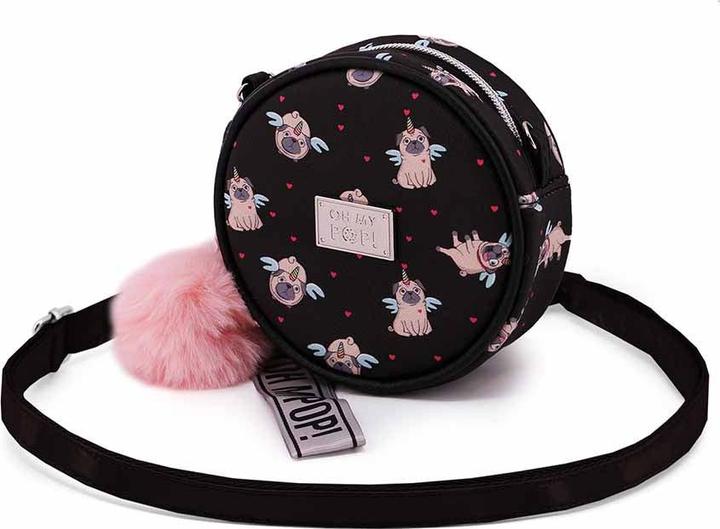 Immagine prodotto Oh My Pop! Borsa a tracolla rotonda piccola Pug