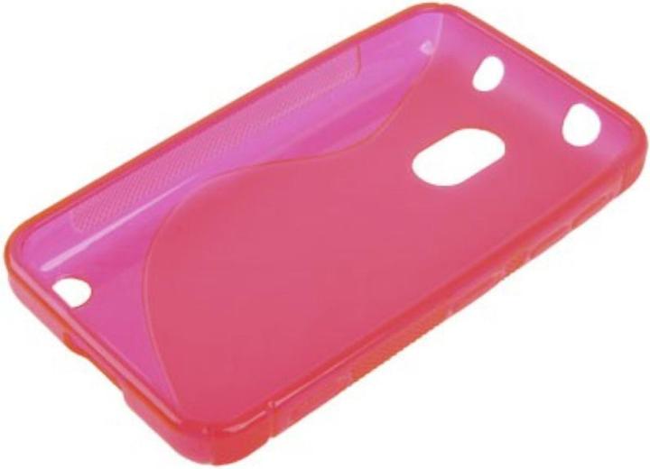 Produktbild König Design Handyhülle TPU Case für Handy Nokia Lumia 620 pink (Nokia Lumia 620)