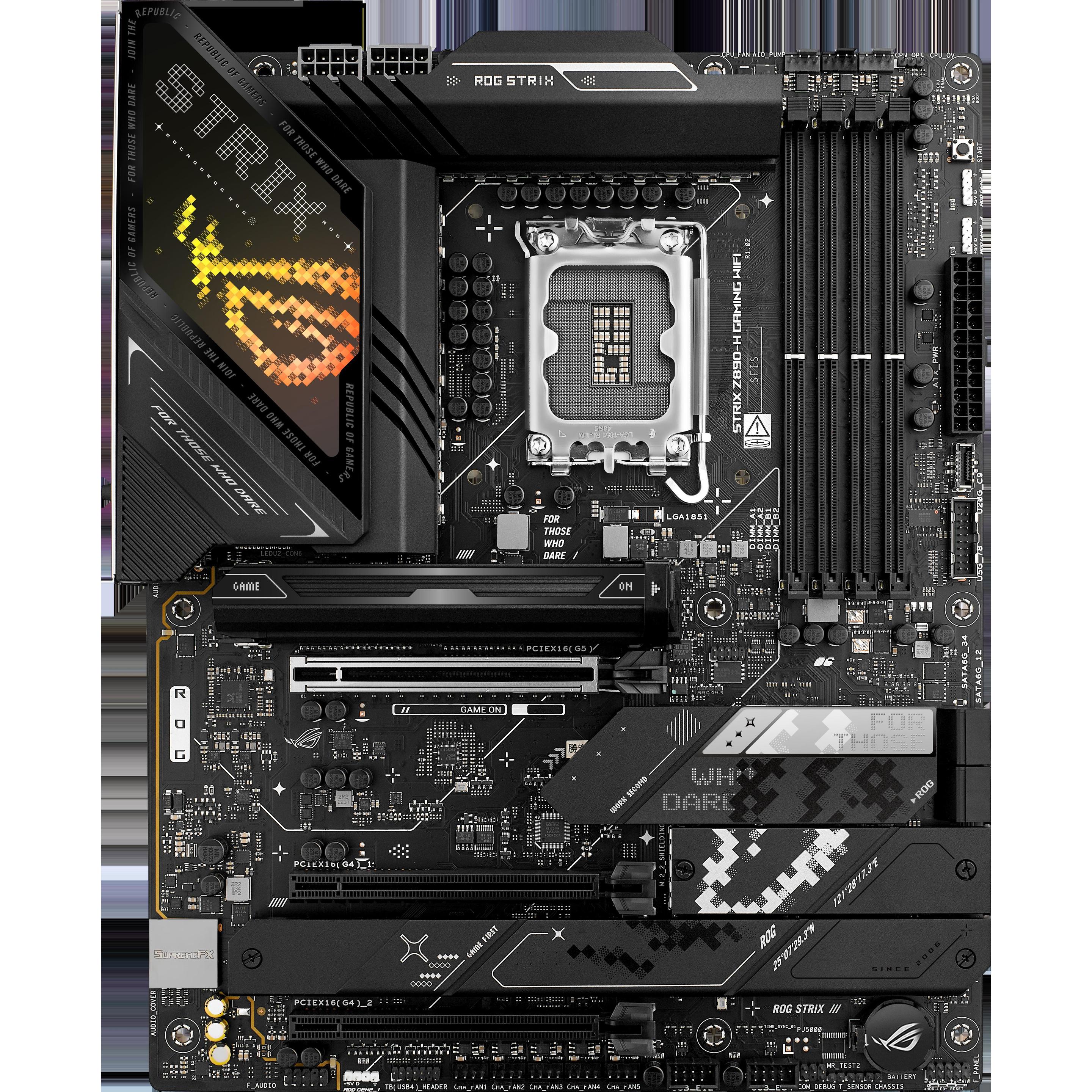 ASUS ROG STRIX Z890-H GAMING WIFI (LGA 1851, Intel Z890, ATX), Mainboard