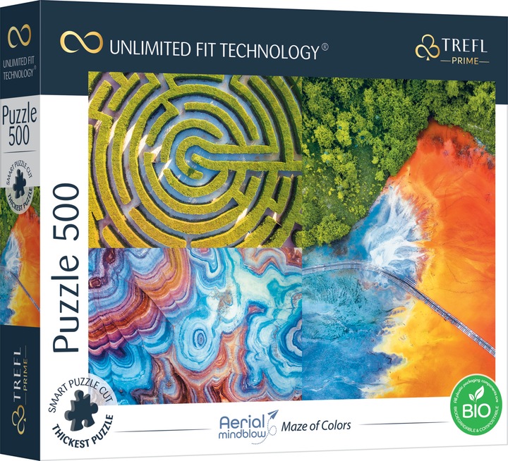 Immagine prodotto Trefl Puzzle UFT - Labirinto di colori (500 pezzi)