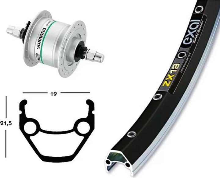 Produktbild Exal Starr36L (Vorderrad, 26")