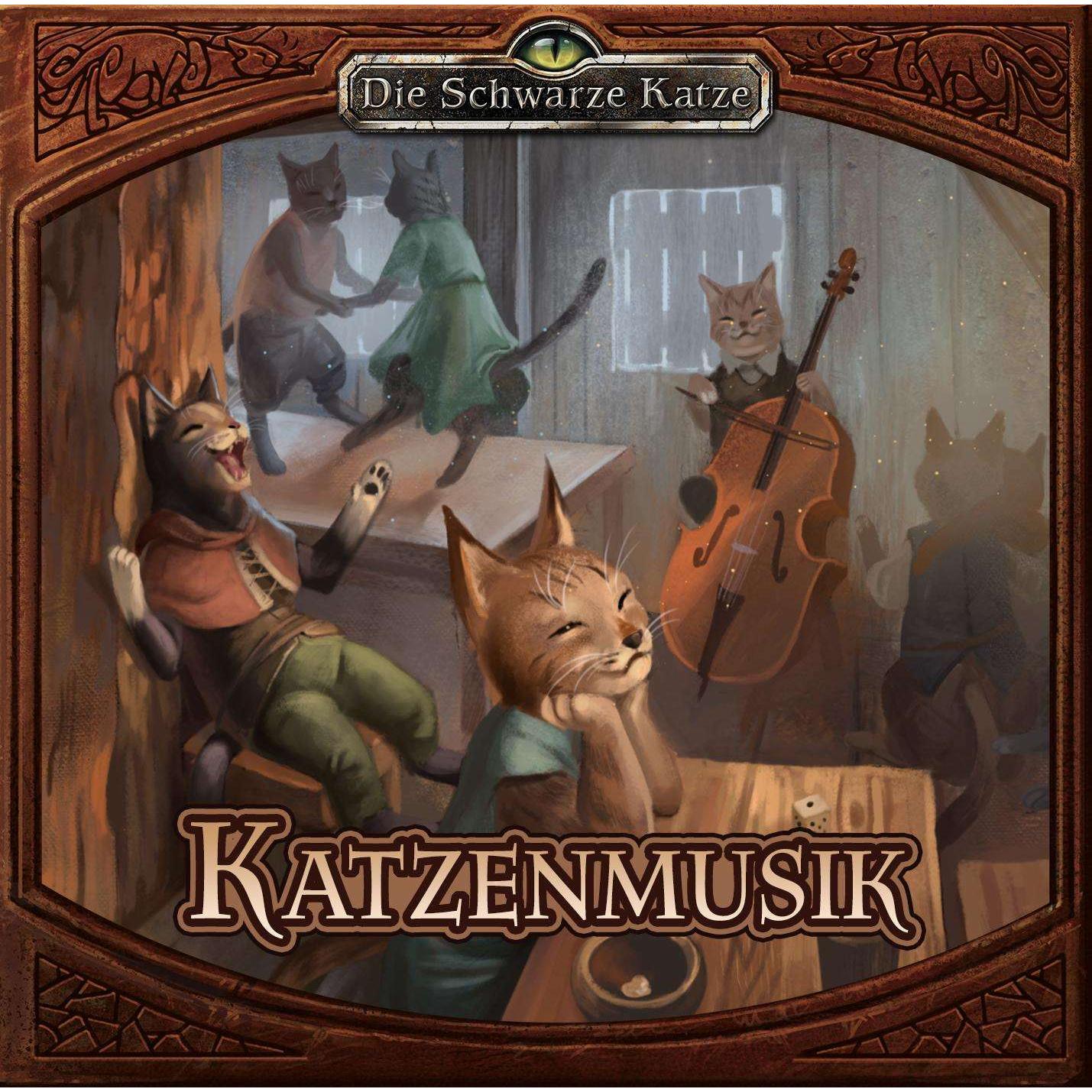 Thumbnail - Ulisses Spiele US27024 - Die Schwarze Katze - Katzenmusik, CD, ca. 50 Minuten Spielzeit (DE-Ausgabe) (Deutsch)