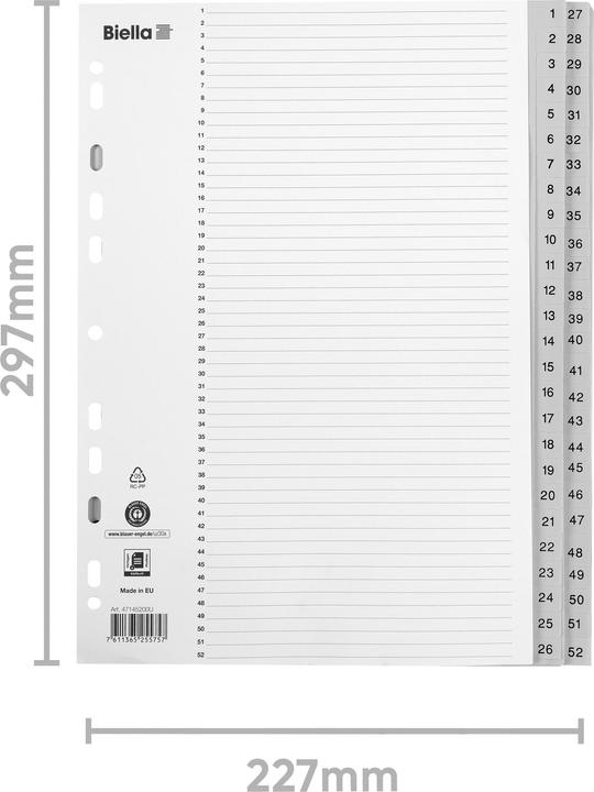 Image du produit Biella Registre PP