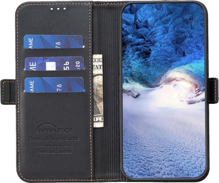 Actual product image Binfen Color Xiaomi Redmi Note 13 5G - BINFEN Flip Case Cover black (Xiaomi Redmi Note 13 5G)