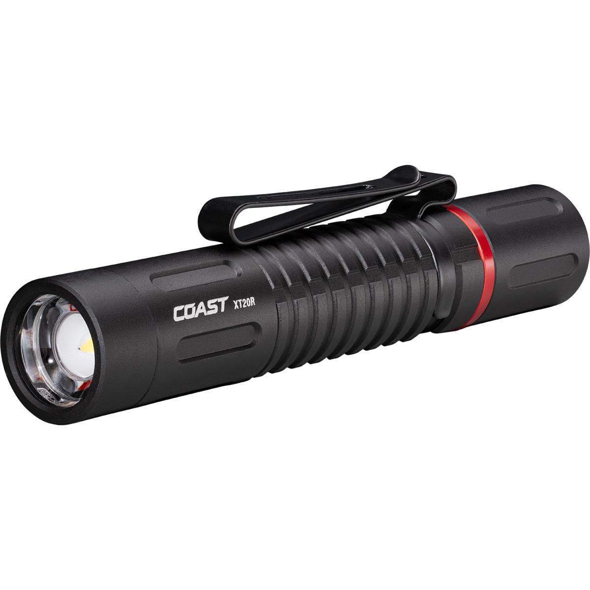 Coast, Torcia, XT20R wiederaufladbare Taschenlampe mit Fokus, 520 Lumen (10.70 cm, 520 lm)