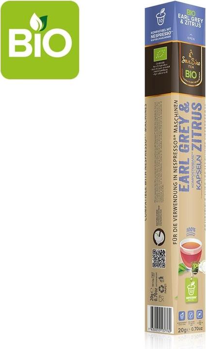 Actual product image SanSiro Organic Tea Earl Grey & Citrus