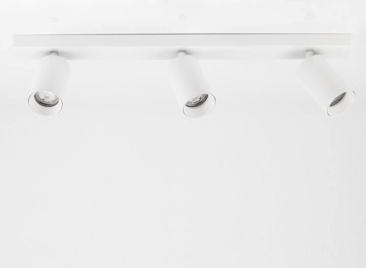Productafbeelding Nova Luce TOD plafondlamp GU10 triple wit 55x6x12,7cm dimbaar 9012301 (GU10)