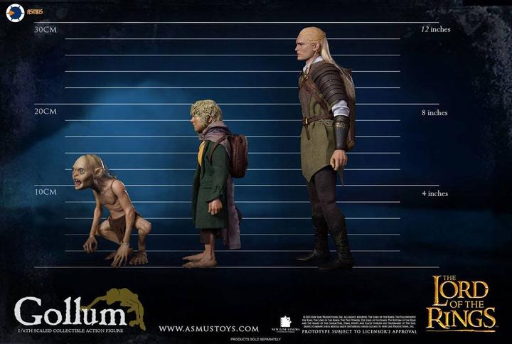 Produktbild Asmus Collectibles Herr der Ringe Actionfigur 1/6 Gollum (Luxury Edition) 19 cm