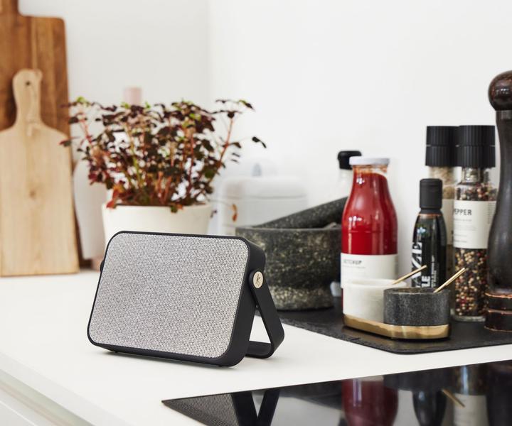 Actual product image Kreafunk aGROOVE+ speaker - Black (KFWT182) (30 h, Rechargeable battery operated)