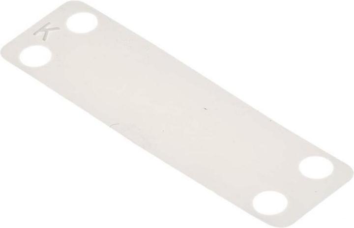 Productafbeelding RS PRO Kabelmarkeringsplaatje 63,5x19,1mm