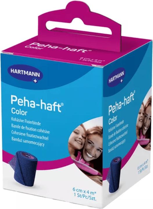 Actual product image Hartmann colour Fixation bandages 20 m x 6 cm / blue